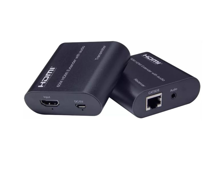 Zatech 60m Hdmi Transmitter and Receiver Extender with Audio