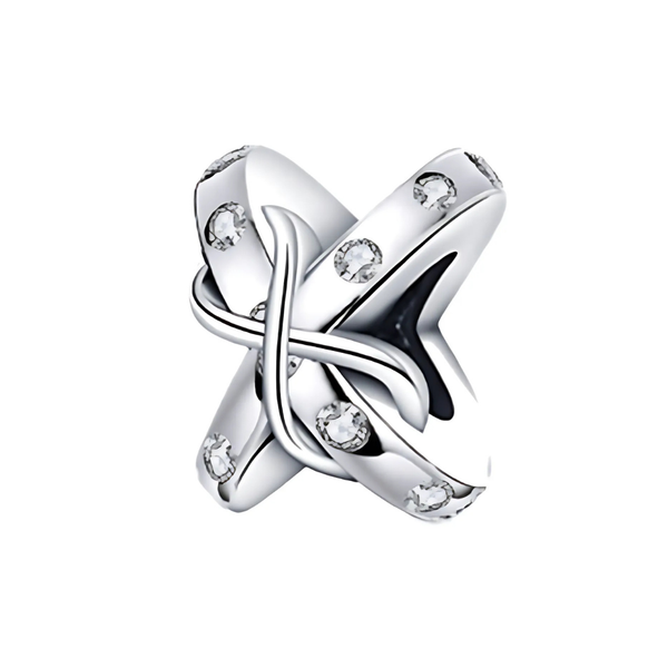 Infinity Criss Cross X Charm For Charm Bracelet image