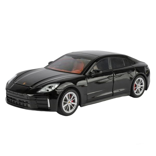QYNIAL 1:24 Porsche Panamera Alloy Model - Light &amp; Sound Pull-Back Car