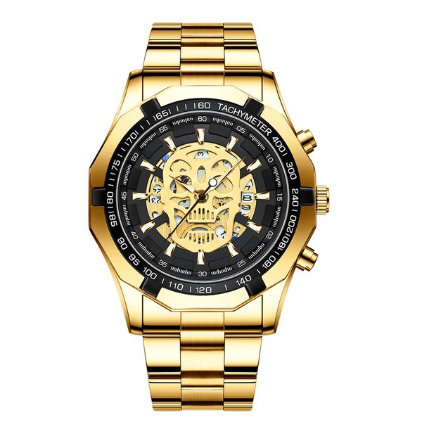 BINBOND watch fashion casual manufacturer in stock luminous skull hollowed