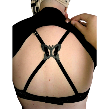 4pcs Bras Back Clips With Straps And Anti-slip Buckles (color And Style  Random)