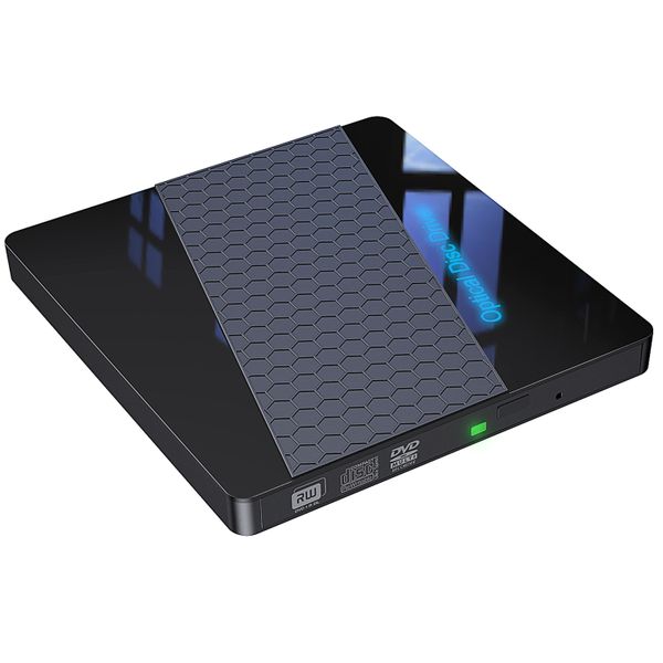 External CD/DVD Drive For Laptop USB 3.0 Burner Player Reader