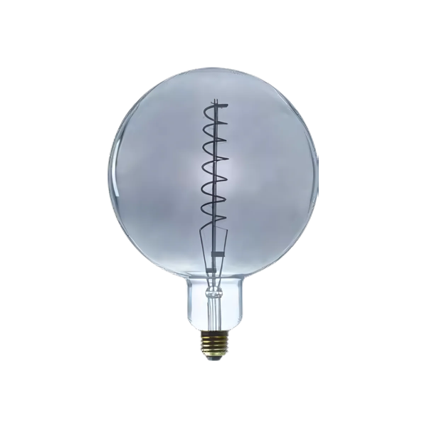 G200 5W LED Dimmable Grey Spiral Filament Bulb Warm White