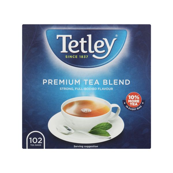 Tetley Black Premium 102 Tagless Teabags