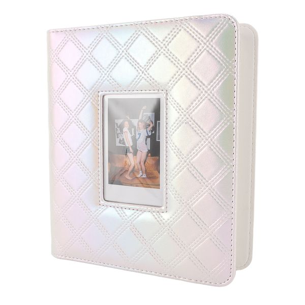 36 Pages PU Photo Album, Waterproof, Fits 288 Pics &amp; Cards, White