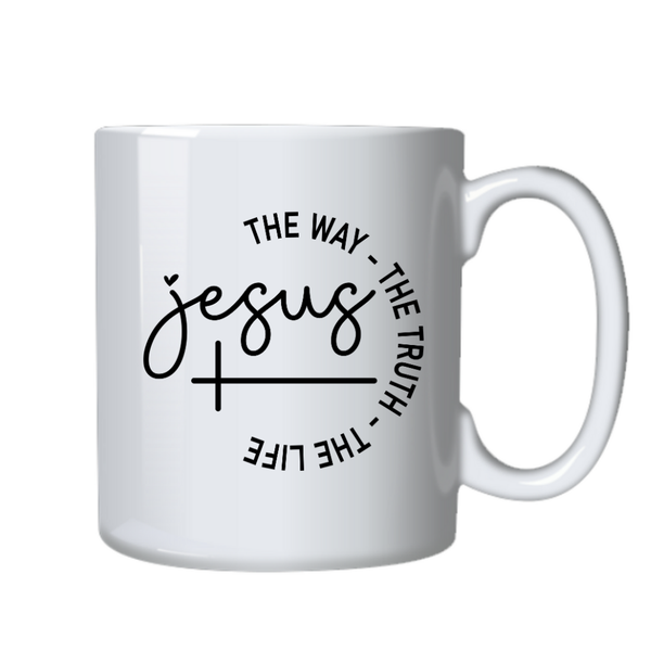 The Way Truth Life Christian Theme Birthday Christmas Gift Cup Mug 402