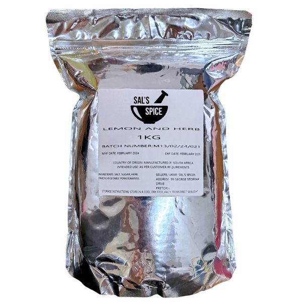 Sal's Spice Lemon and Herb Sprinkle - 1kg