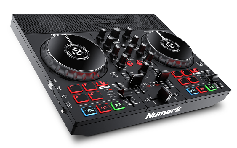 Numark Party Mix Live DJ Controller with Built-In Light Show and Speakers