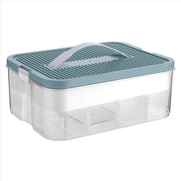 Kids Building Blocks Storage Box Green-A