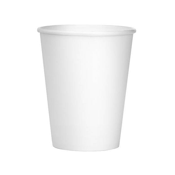 White Picnic Paper Cups 250ml - (Pack of 40)