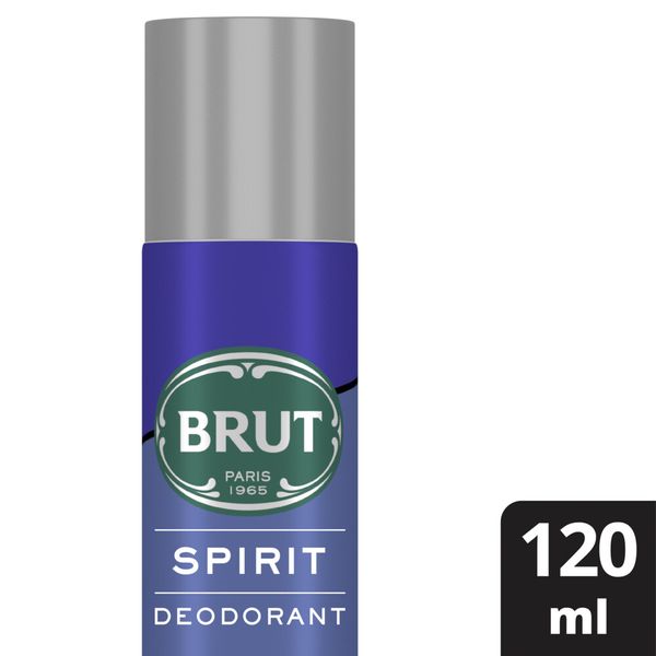 BRUT Spirit Aerosol Deodorant Body Spray 120ml