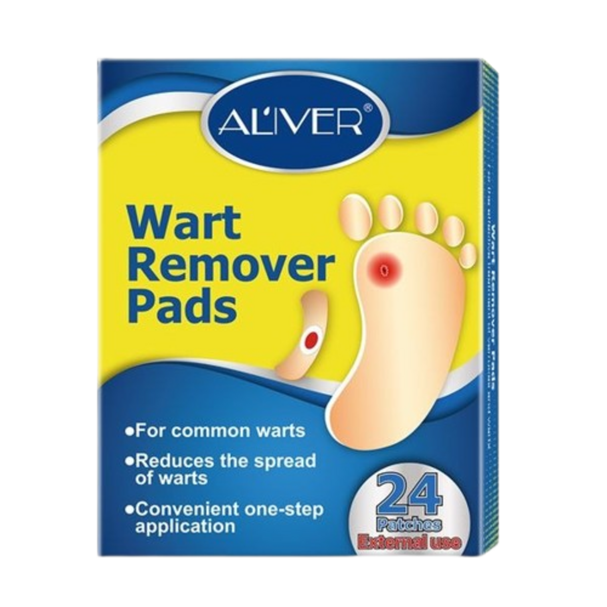 Wart Remover Plasters Pads - 24 Pcs
