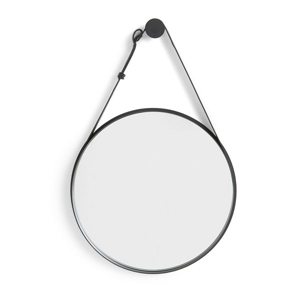 George &amp; Mason- Black Frame Oval Mirror