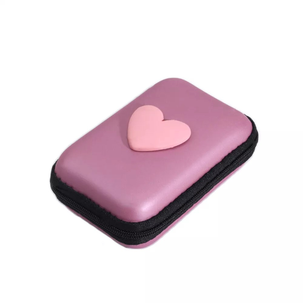 Charger &amp; Mobile Accessory Storage Case - Pink