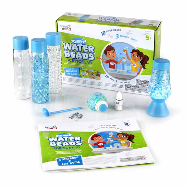 Hand2Mind - Squishy Water Beads Science Lab - STEM Sensory Activity Kit
