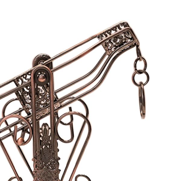 Single Bottle Holder, Style D | Tabletop Countertop Decorative Wine Stand