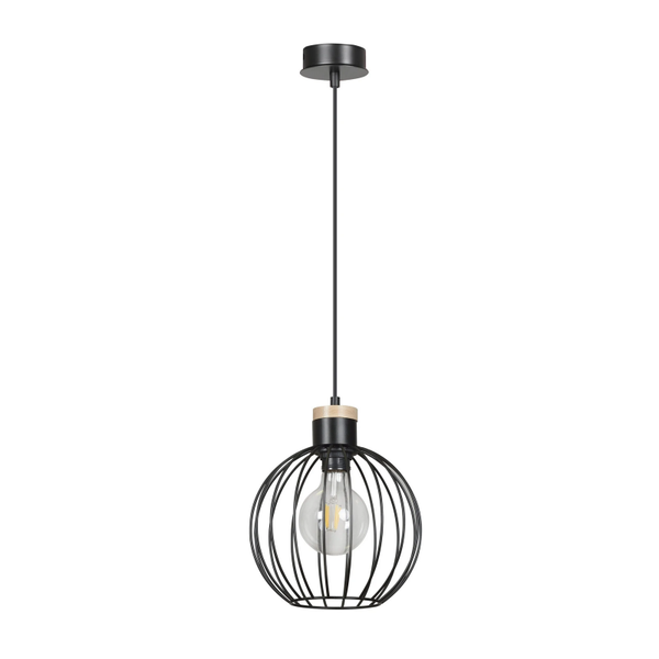 Ecomlight Industrial Style Pendant Light E27 Single Hanging Ceiling Lamp