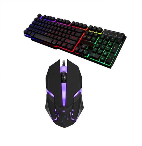 Nicci SHIPADOO Master D280 Gaming RGB Wired Keyboard with Mouse Combo Black