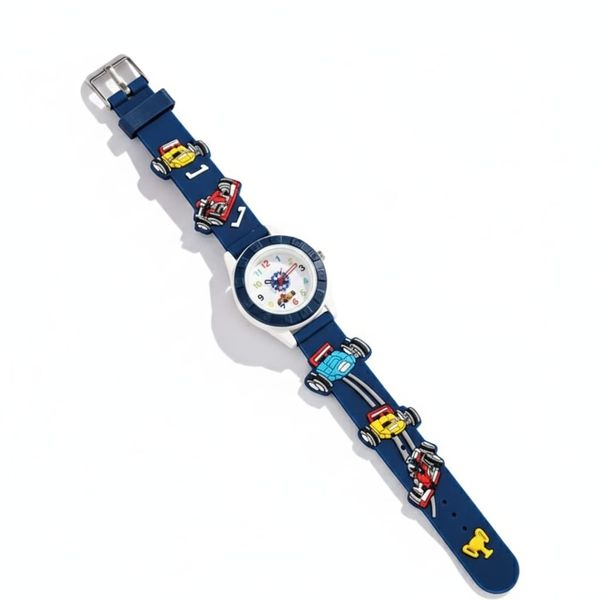 Race Car Children's Watch - 3D Cartoon Watch - Blue