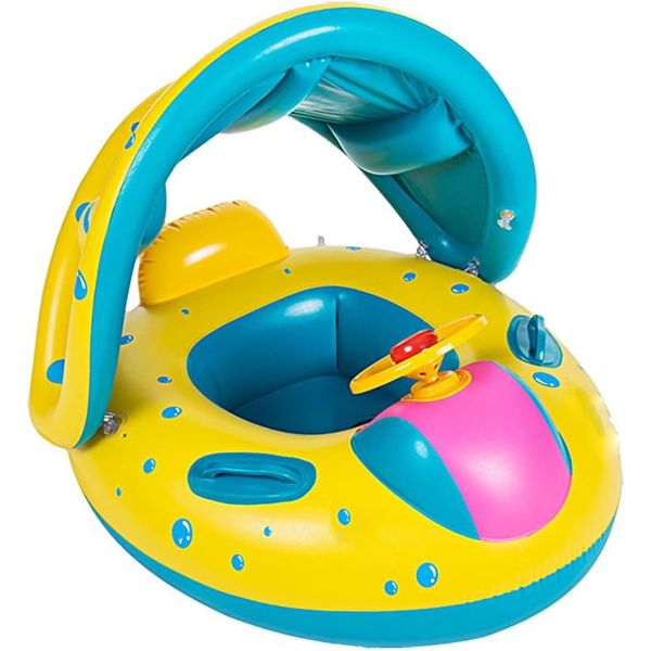 Baby Swimming Float Baby Pool Float with Canopy