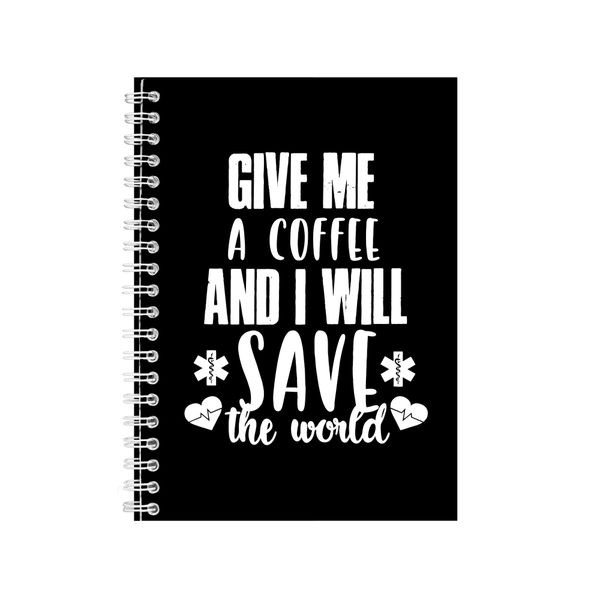 Coffee 2 Notebook Gift Idea Writing Book Notepad Pad 37