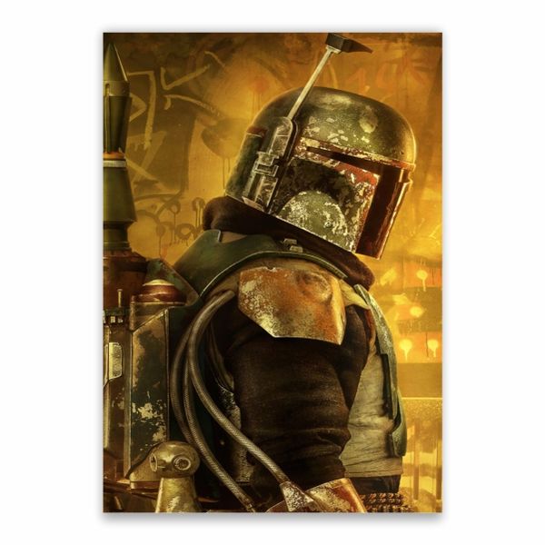 Boba Fett Side View Poster - A1