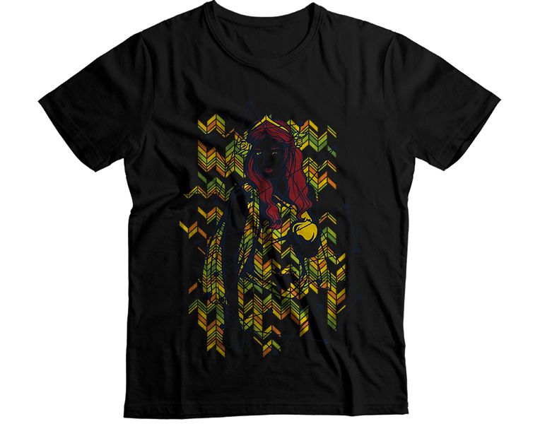 Woman Art Graphic T-Shirt