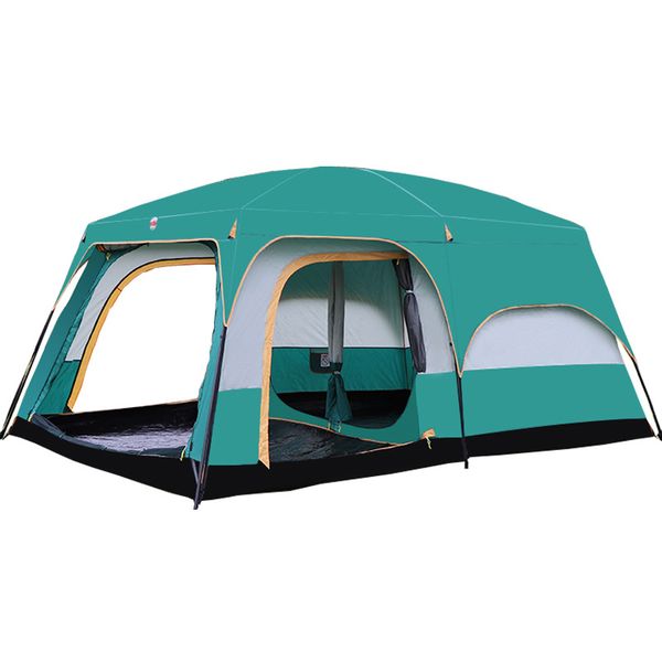 Family Camping Tent Waterproof Windproof Outdoor Shelter for 5-8 People