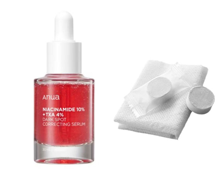 Anua Niacinamide 10%+TXA 4% Serum (30ml) with10 Facial Wipes