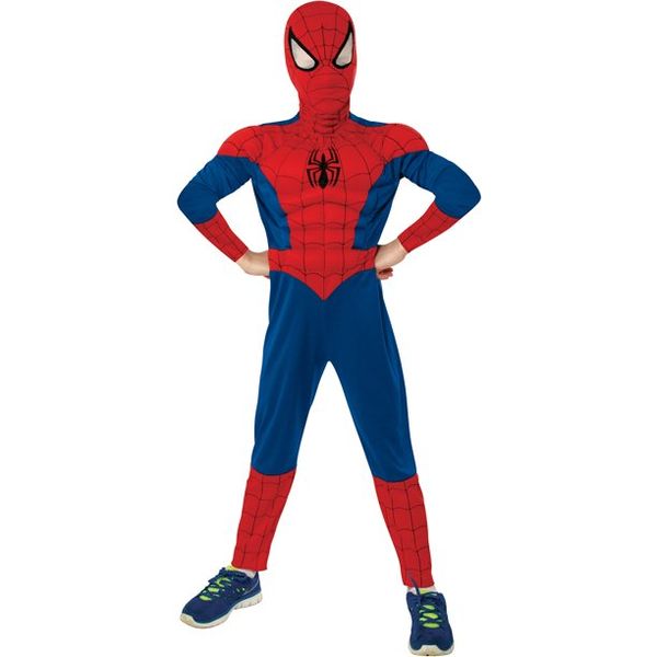 Spiderman Muscle Costume for Kids-XL