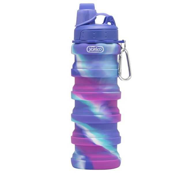 Purple Ocean Friends Silicone Bottle