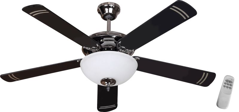 Goldair 132cm 5 Blade Ceiling Fan with Remote - Brown - GCF-501R
