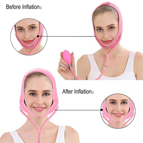 Inflated Face-Lift Belt Face V-Shaping Bandage Facial Slimming