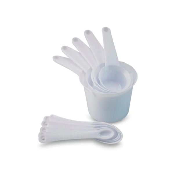 Hillhouse White 11 Measuring Cups &amp; Spoons Set