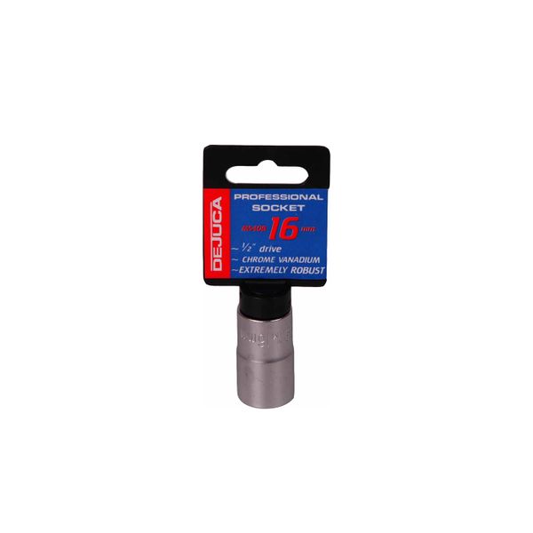 Dejuca - Socket - Cv - Fd - 1/2 Inch drive - 6pt - 16mm - 6 Pack