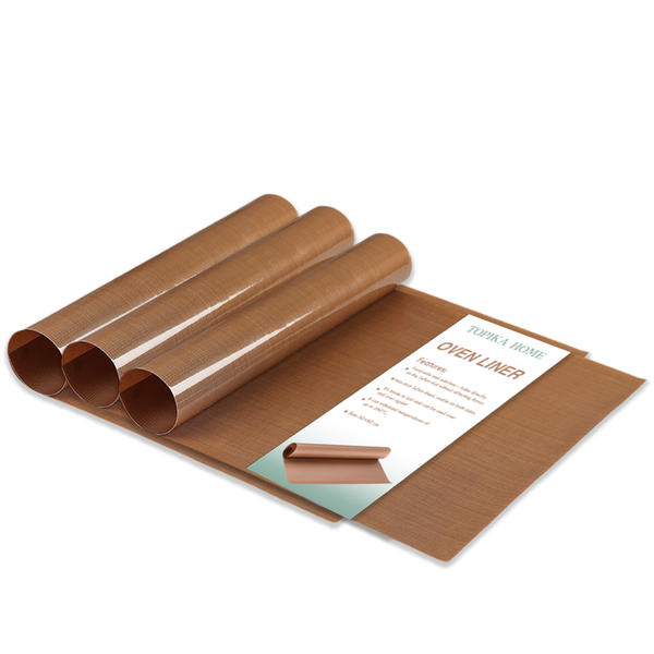 Topika - Teflon Baking Sheet,1/3 Pack Non-Stick Oven Liners, Heat Resistant