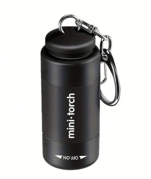Mini Rechargeable LED Keyring Torch
