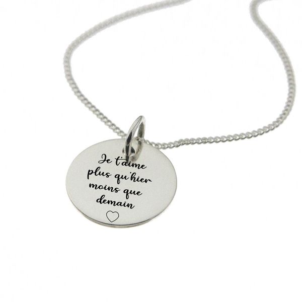 Poetry Sterling Silver Necklace