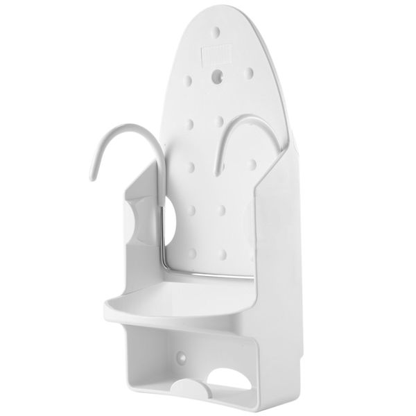 Ironing Board Holder Wall Mount Ironing Board Storage Organizer White