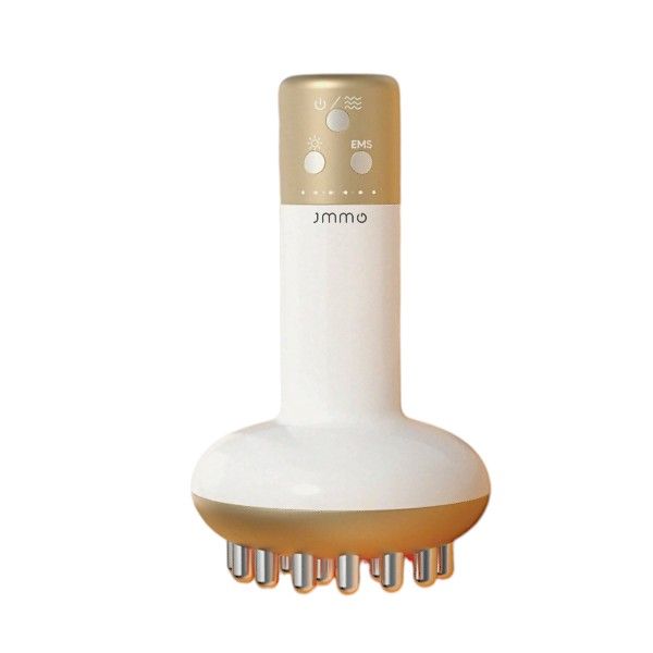 JMMO - Intelligence Meridians Massager With 6-Speed Vibration - White/Gold