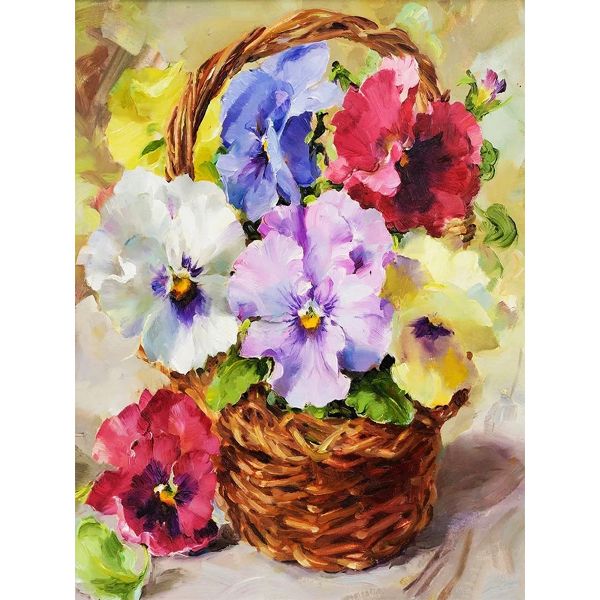 Full Drill Round Dot - Flower Basket 01 image