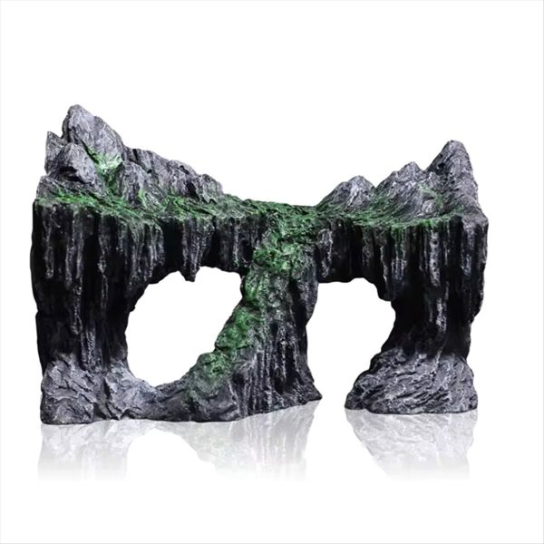 Aquarium Decoration Fish Tank Simulated Rock Mountain Ornament a