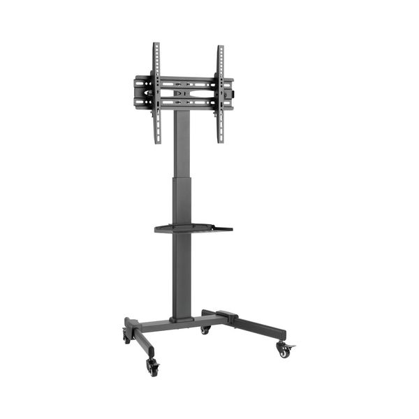 Compact Height Adjustable Mobile AV Trolley 32-55