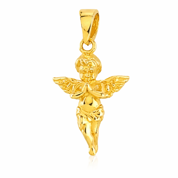 Vixen 9ct Gold Cherub Angel Pendant