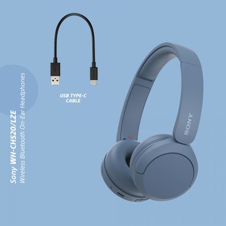 Sony WH-CH720 Noise Cancelling Bluetooth Wireless On-Ear Headphones with  Mic/Remote, White