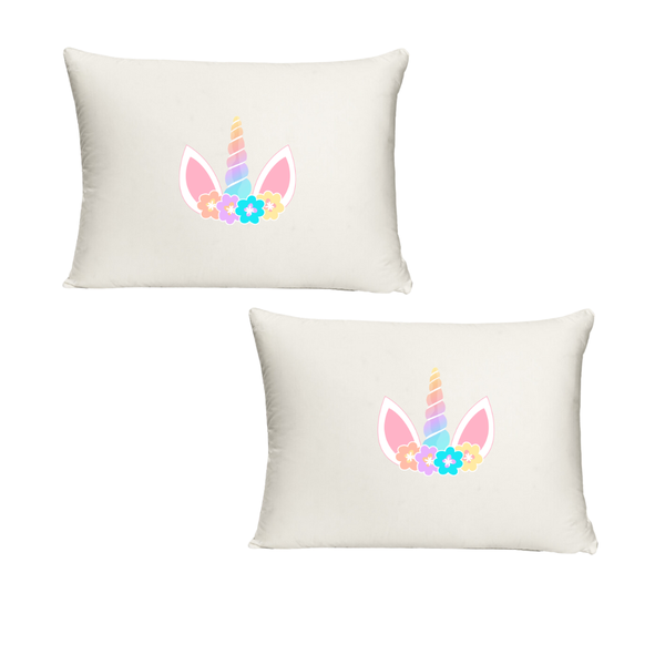 Unicorn Crown Twin Standard Pillow cases