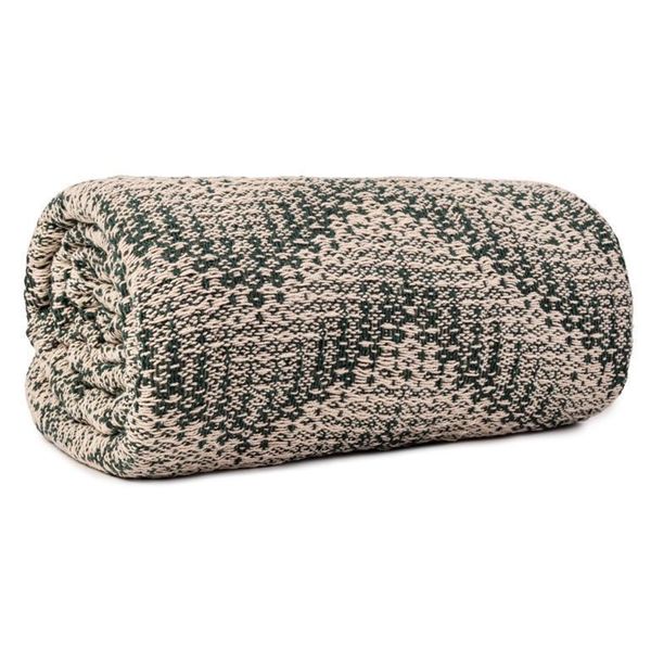 Miss Lyn Green Cotton Web Throw image