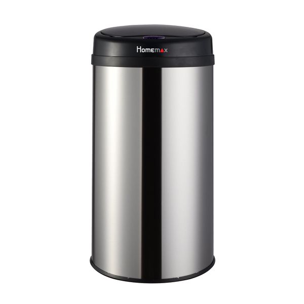 Homemax 30L Silver Sensor Bin Round