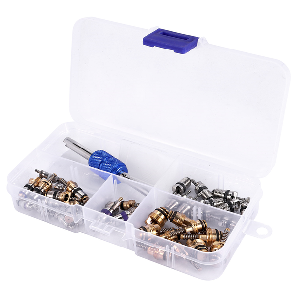 40Pieces Air Conditioning A/C Valve Core R12 R134A Tool for Car Tool