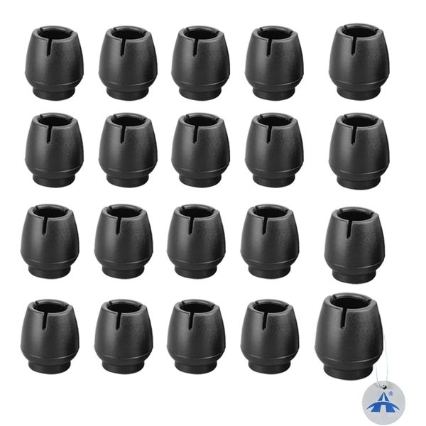 ALANES Chair Leg Floor Protectors for 12-16mm Round Chair Legs - Pack of 20